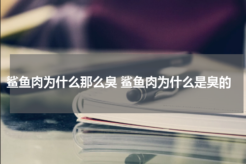 鲨鱼肉为什么那么臭 鲨鱼肉为什么是臭的