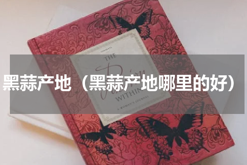 黑蒜产地（黑蒜产地哪里的好）