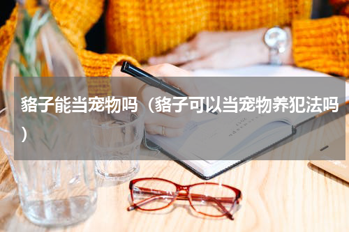 貉子能当宠物吗（貉子可以当宠物养犯法吗）