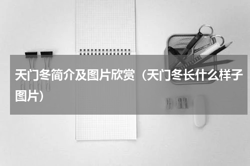 天门冬简介及图片欣赏（天门冬长什么样子图片）