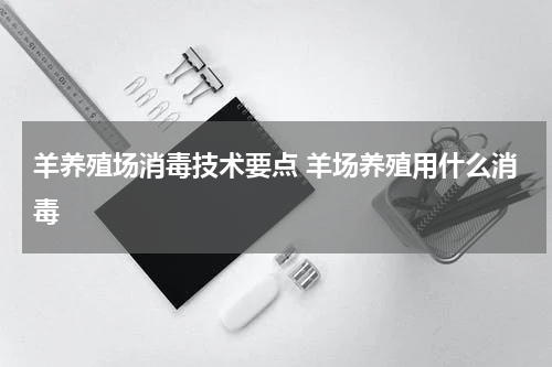 羊养殖场消毒技术要点 羊场养殖用什么消毒