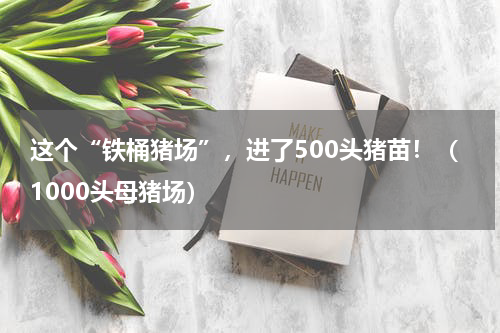 这个“铁桶猪场”，进了500头猪苗！（1000头母猪场）