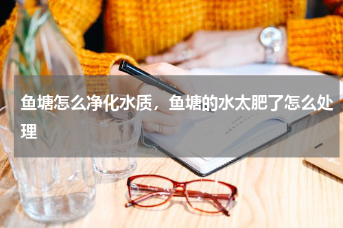 鱼塘怎么净化水质，鱼塘的水太肥了怎么处理