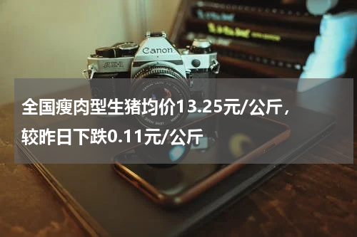 全国瘦肉型生猪均价13.25元/公斤，较昨日下跌0.11元/公斤