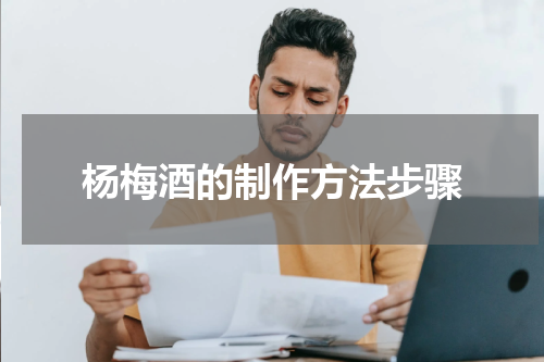 杨梅酒的制作方法步骤