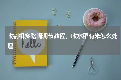收割机多路阀调节教程，收水稻有米怎么处理