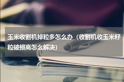 玉米收割机掉粒多怎么办（收割机收玉米籽粒破损高怎么解决）
