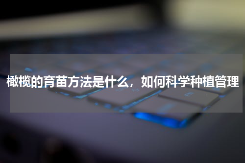 橄榄的育苗方法是什么，如何科学种植管理