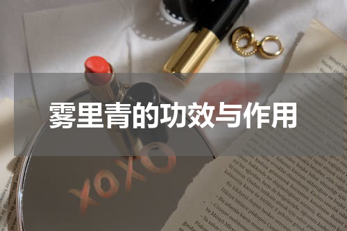 雾里青的功效与作用