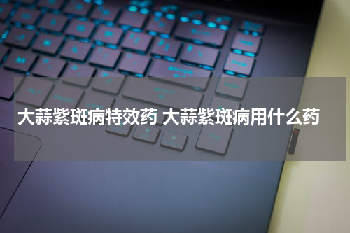 大蒜紫斑病特效药 大蒜紫斑病用什么药