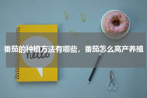 番茄的种植方法有哪些，番茄怎么高产养殖