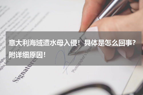 意大利海域遭水母入侵！具体是怎么回事？附详细原因！