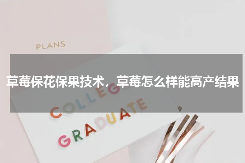 草莓保花保果技术，草莓怎么样能高产结果