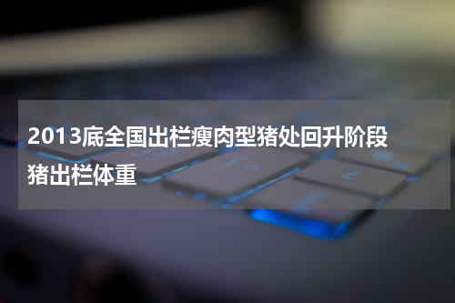 2013底全国出栏瘦肉型猪处回升阶段 猪出栏体重