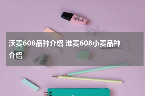沃麦608品种介绍 淮麦608小麦品种介绍