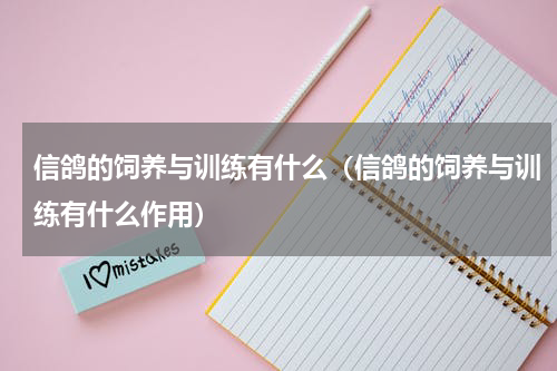 信鸽的饲养与训练有什么（信鸽的饲养与训练有什么作用）