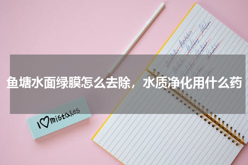 鱼塘水面绿膜怎么去除，水质净化用什么药
