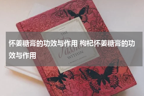 怀姜糖膏的功效与作用 枸杞怀姜糖膏的功效与作用
