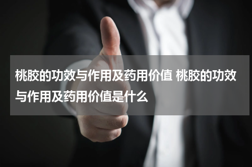 桃胶的功效与作用及药用价值 桃胶的功效与作用及药用价值是什么