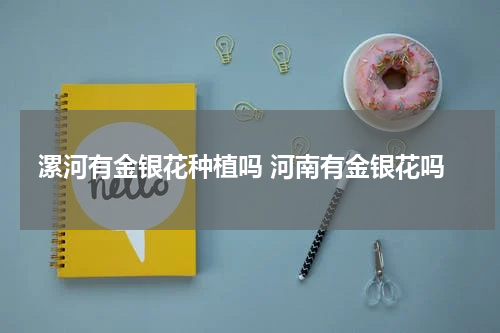 漯河有金银花种植吗 河南有金银花吗