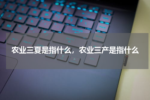农业三夏是指什么，农业三产是指什么