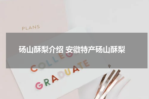 砀山酥梨介绍 安徽特产砀山酥梨