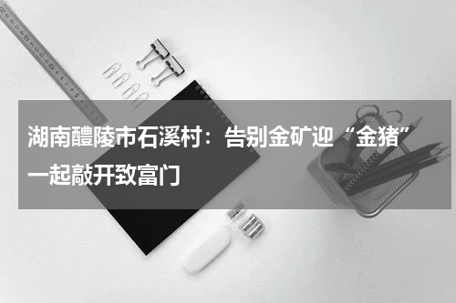 湖南醴陵市石溪村：告别金矿迎“金猪” 一起敲开致富门