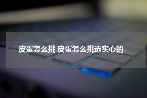 皮蛋怎么挑 皮蛋怎么挑选实心的
