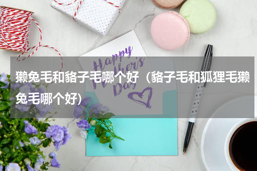 獭兔毛和貉子毛哪个好（貉子毛和狐狸毛獭兔毛哪个好）