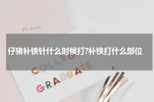 仔猪补铁针什么时候打?补铁打什么部位