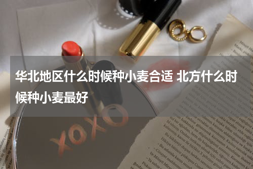 华北地区什么时候种小麦合适 北方什么时候种小麦最好