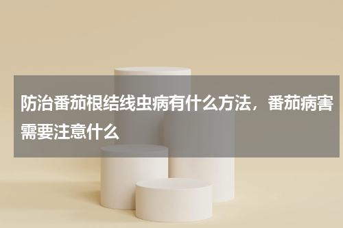 防治番茄根结线虫病有什么方法，番茄病害需要注意什么