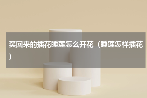 买回来的插花睡莲怎么开花（睡莲怎样插花）