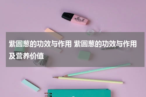 紫圆葱的功效与作用 紫圆葱的功效与作用及营养价值