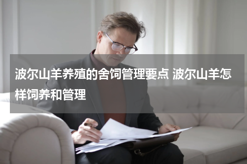 波尔山羊养殖的舍饲管理要点 波尔山羊怎样饲养和管理