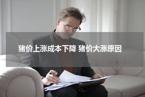 猪价上涨成本下降 猪价大涨原因