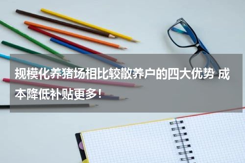 规模化养猪场相比较散养户的四大优势 成本降低补贴更多！