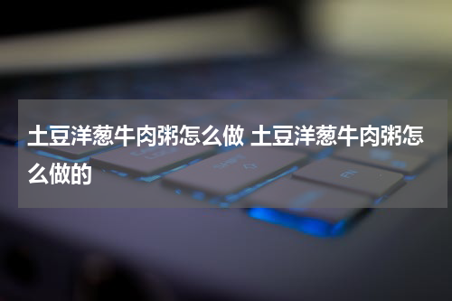 土豆洋葱牛肉粥怎么做 土豆洋葱牛肉粥怎么做的