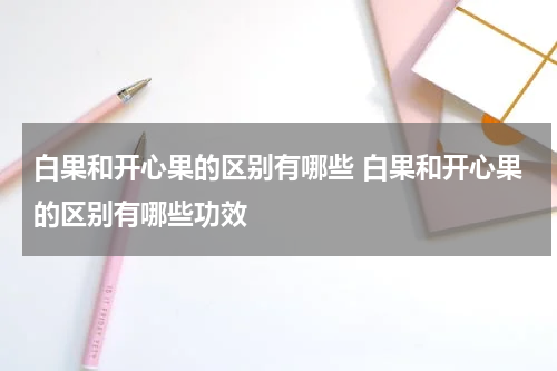 白果和开心果的区别有哪些 白果和开心果的区别有哪些功效