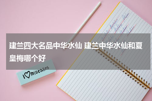 建兰四大名品中华水仙 建兰中华水仙和夏皇梅哪个好
