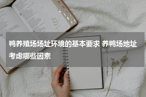 鸭养殖场场址环境的基本要求 养鸭场地址考虑哪些因素