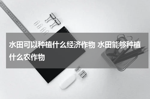 水田可以种植什么经济作物 水田能够种植什么农作物