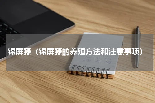 锦屏藤（锦屏藤的养殖方法和注意事项）