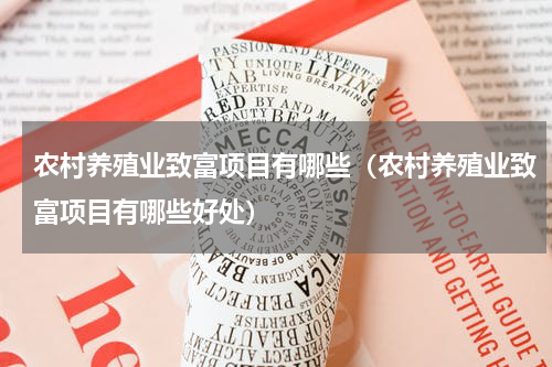 农村养殖业致富项目有哪些（农村养殖业致富项目有哪些好处）