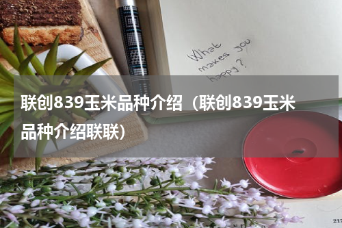 联创839玉米品种介绍（联创839玉米品种介绍联联）