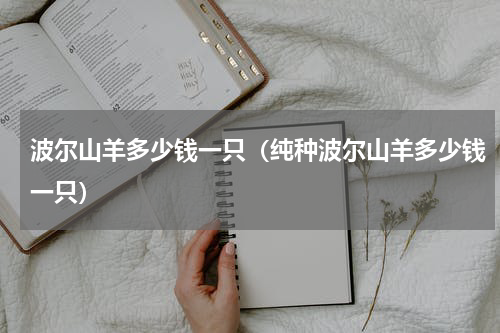 波尔山羊多少钱一只（纯种波尔山羊多少钱一只）