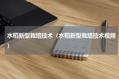 水稻新型栽培技术（水稻新型栽培技术视频）
