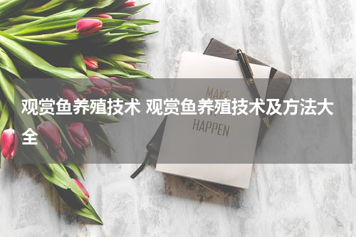 观赏鱼养殖技术 观赏鱼养殖技术及方法大全
