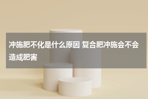 冲施肥不化是什么原因 复合肥冲施会不会造成肥害