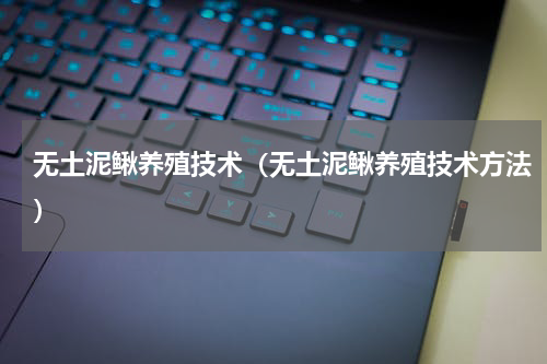 无土泥鳅养殖技术（无土泥鳅养殖技术方法）